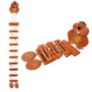 Holz-Meßlatte Murmeltier